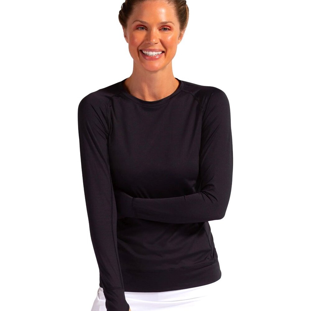Bloq UV Women's Pullover Long Sleeve Black Size L